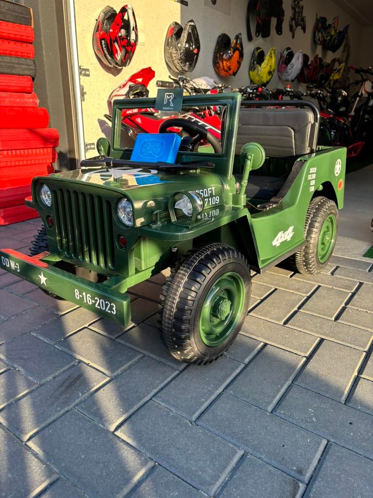 Willy’s Jeep 12V Kinderjeep op Accu + Joystick Nieuw, Ophalen, Nieuw