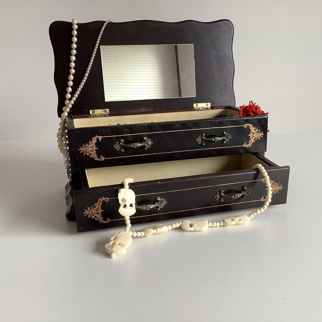 Schattig vintage juwelenkistje, Ophalen of Verzenden