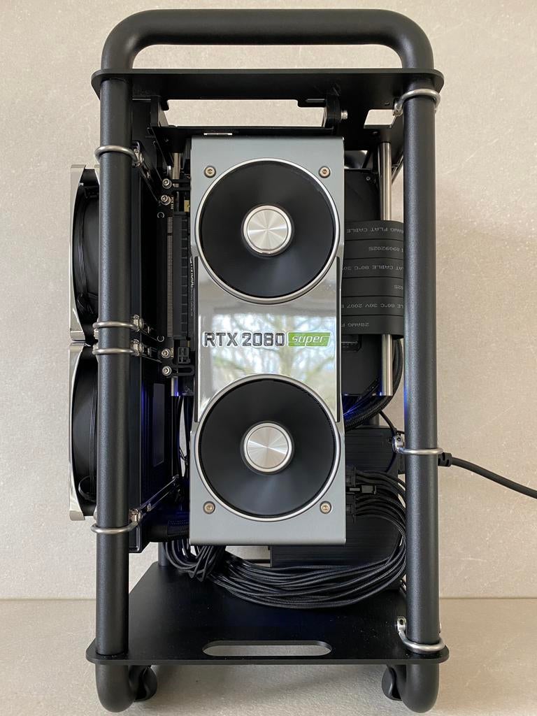 PC original design • 12600K & 2080 SUPER, Computers en Software, Computerbehuizingen, Zo goed als nieuw, Ophalen