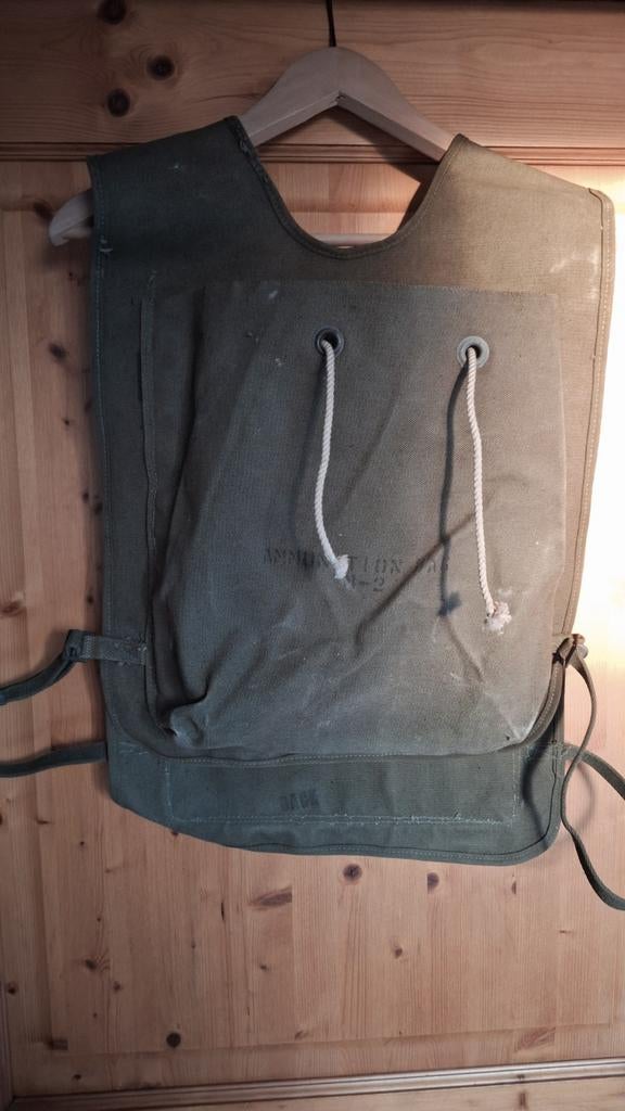 Original WW2 US ammunition bag M2, Collections, Enlèvement ou Envoi