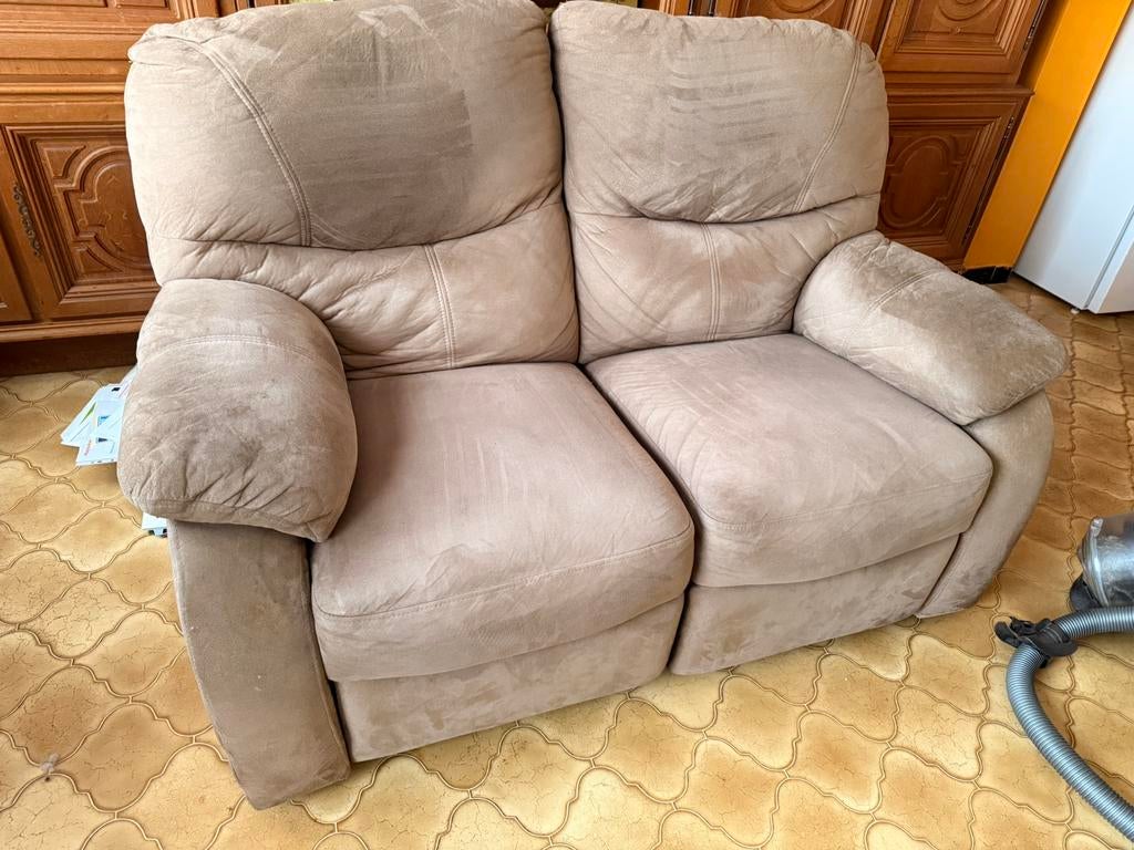 Salon: 2-zit en 3-zit, Huis en Inrichting, Zetels | Zetels, Ophalen, Gebruikt, Rechte bank