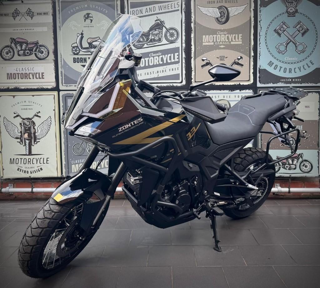 Zontes 703 F 2026 - NEUF - Trail 3 cylindres - Full équipé, Motos, Plus de 35 kW, Zontes, Permis Moto A2 minimum, 3 cylindres