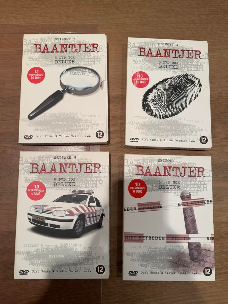 Baantjer seizoen 3, 4, 5 en 6, Cd's en Dvd's, Vanaf 12 jaar, Ophalen of Verzenden, Zo goed als nieuw, Thriller