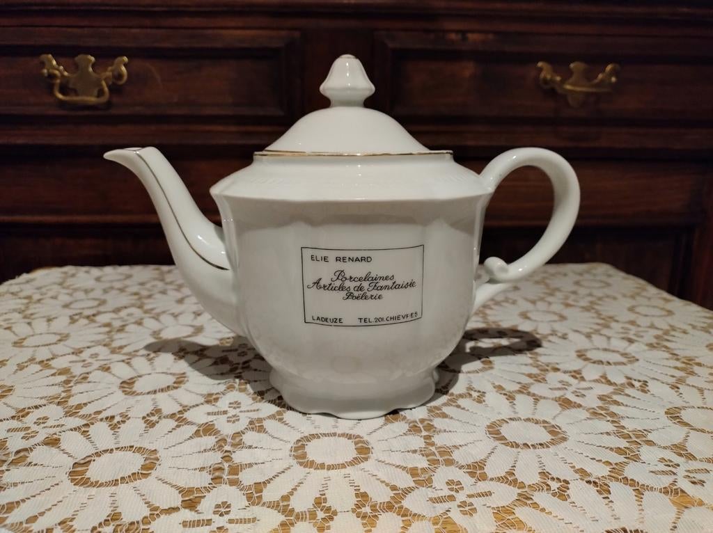 ancienne théière publicitaire cerabel, Antiek en Kunst, Ophalen of Verzenden