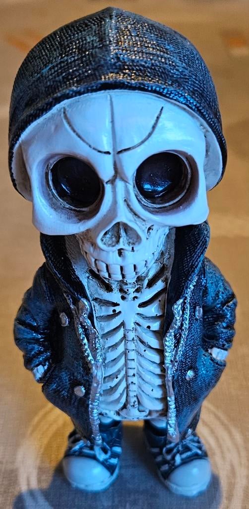 Figurine squelette d'Halloween grise, Enlèvement ou Envoi, Comme neuf