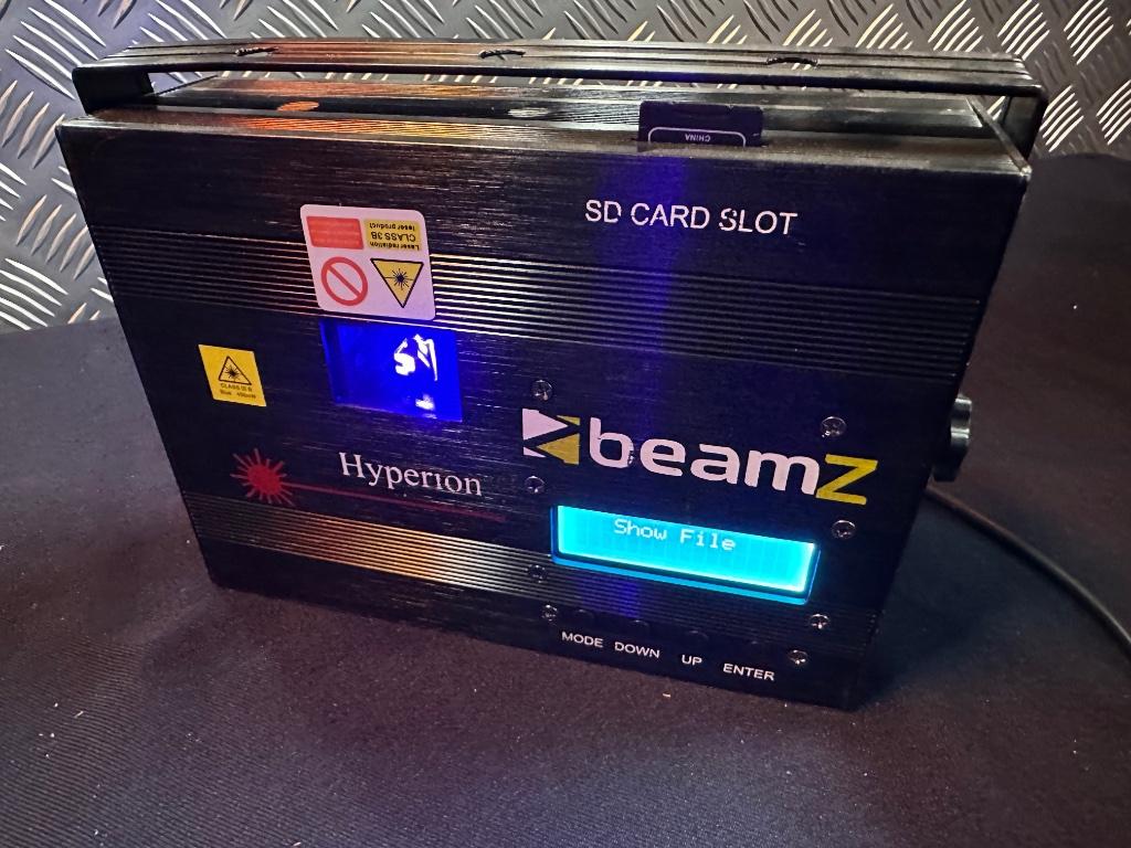 Beamz hyperion laser, Ophalen, Nieuw, Laser, Geluidgestuurd