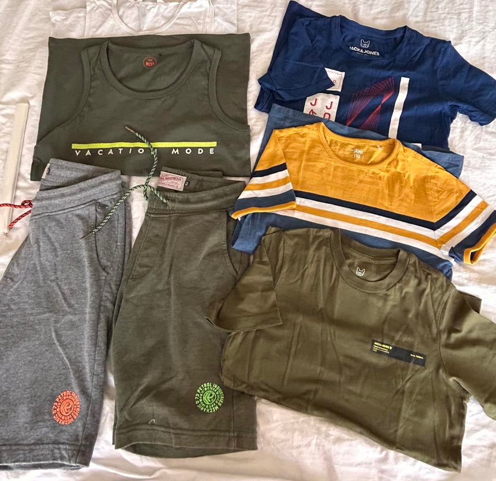 Merkkledij pakket m152 petrol, Jack and jones, Kinderen en Baby's, Kinderkleding | Maat 152, Ophalen of Verzenden, Zo goed als nieuw