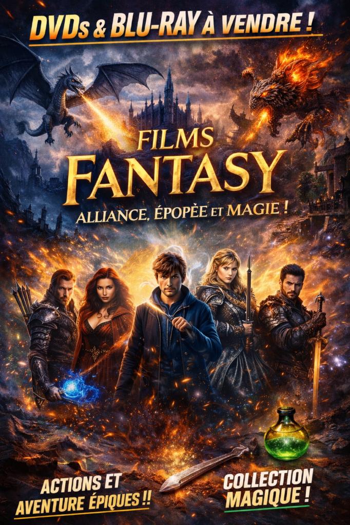 Films FANTASY en VRAC 🎥 dvd ▬ blu-ray, Ophalen of Verzenden, Zo goed als nieuw, Fantasy, Boxset