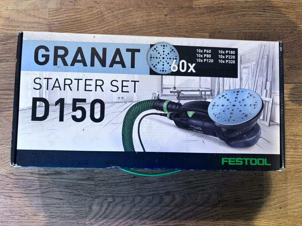Festool GRANAT starter set, Enlèvement