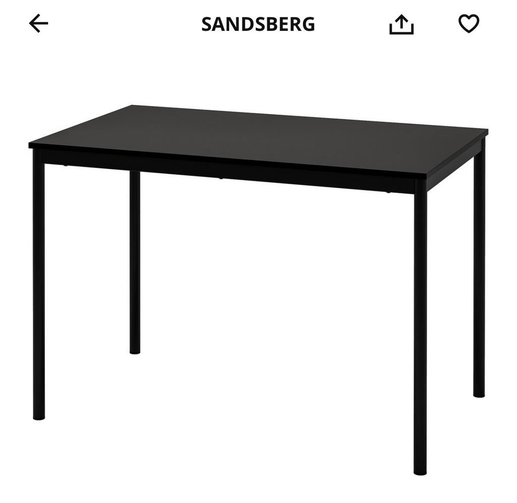 Ikea tafel en twee stoelen, Huis en Inrichting, Complete eetkamers, Ophalen, Gebruikt
