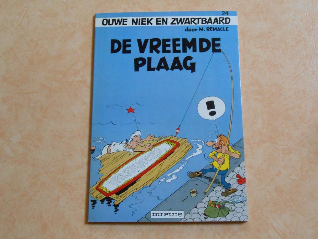 Ouwe Niek en Zwartbaard 24 De vreemde plaag 1982 1 ste druk., Boeken, Stripverhalen, Nieuw, Eén stripboek, Ophalen of Verzenden