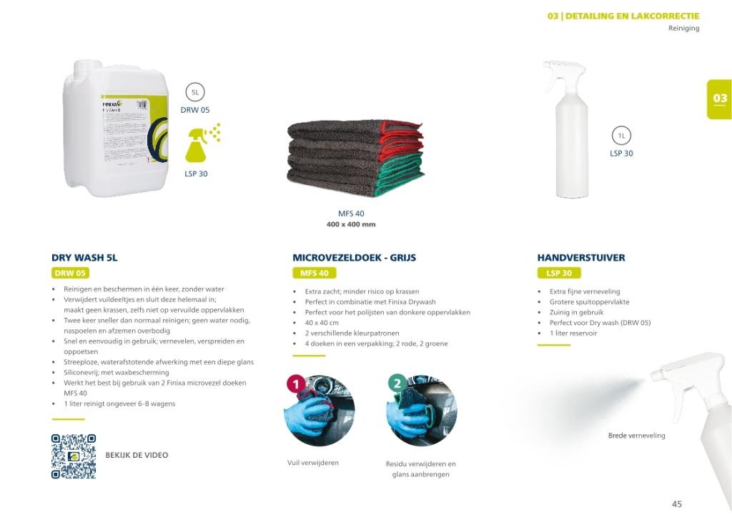 DRY WASH 5 LITER, Ophalen of Verzenden