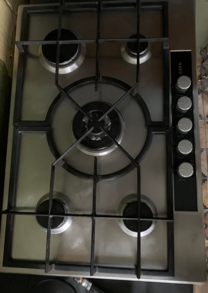 Gasvuur 5 bekken aardgas, Moins de 25 cm, Moins de 100 cm, Enlèvement, Utilisé