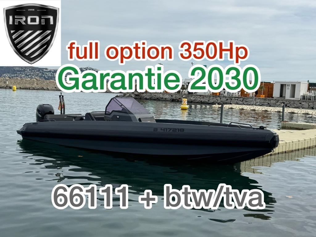 IRON 827 Mercury 350CH*Garantie 2030*TVA recup, Sports nautiques & Bateaux, Speedboat, 6 mètres ou plus, Enlèvement, Moteur hors-bord