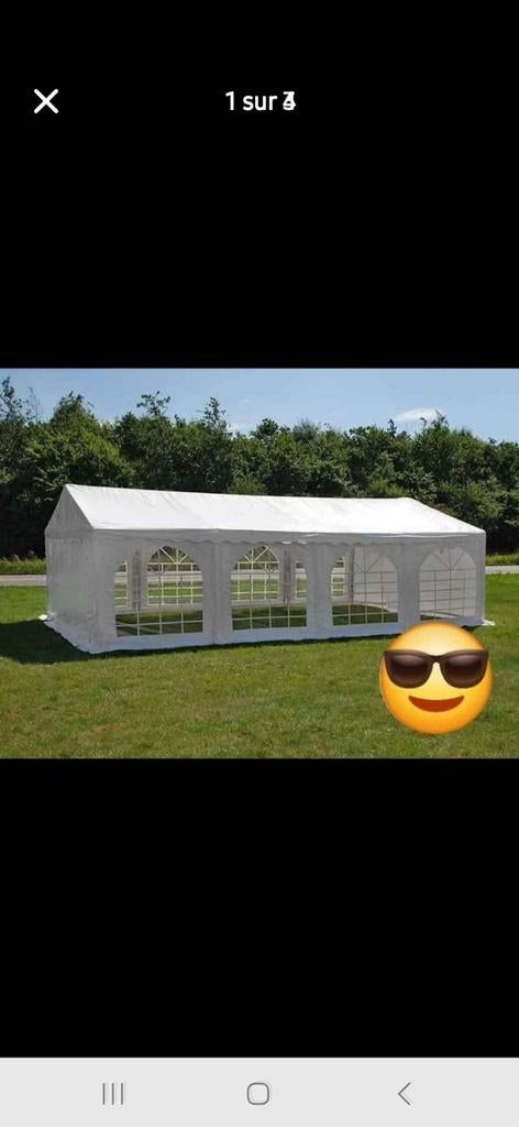 Chapiteau en LOCATION, Ophalen