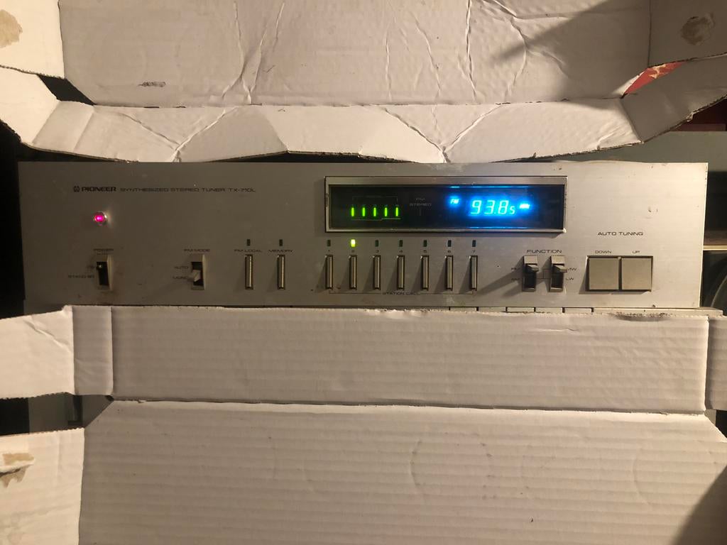 Pioneer TX-710L Tuner blue line, Enlèvement, Utilisé, Analogique