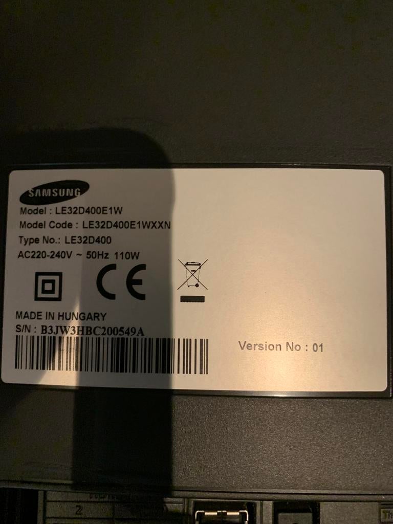 Tv Samsung, TV, Hi-fi & Vidéo, Enlèvement, Utilisé, Samsung