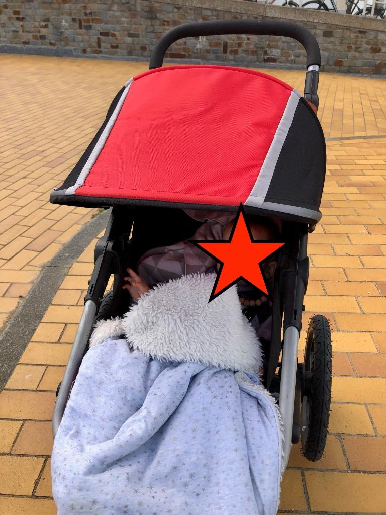 kinderwagen plooibaar buggy, Ophalen, Gebruikt, Zonnekap