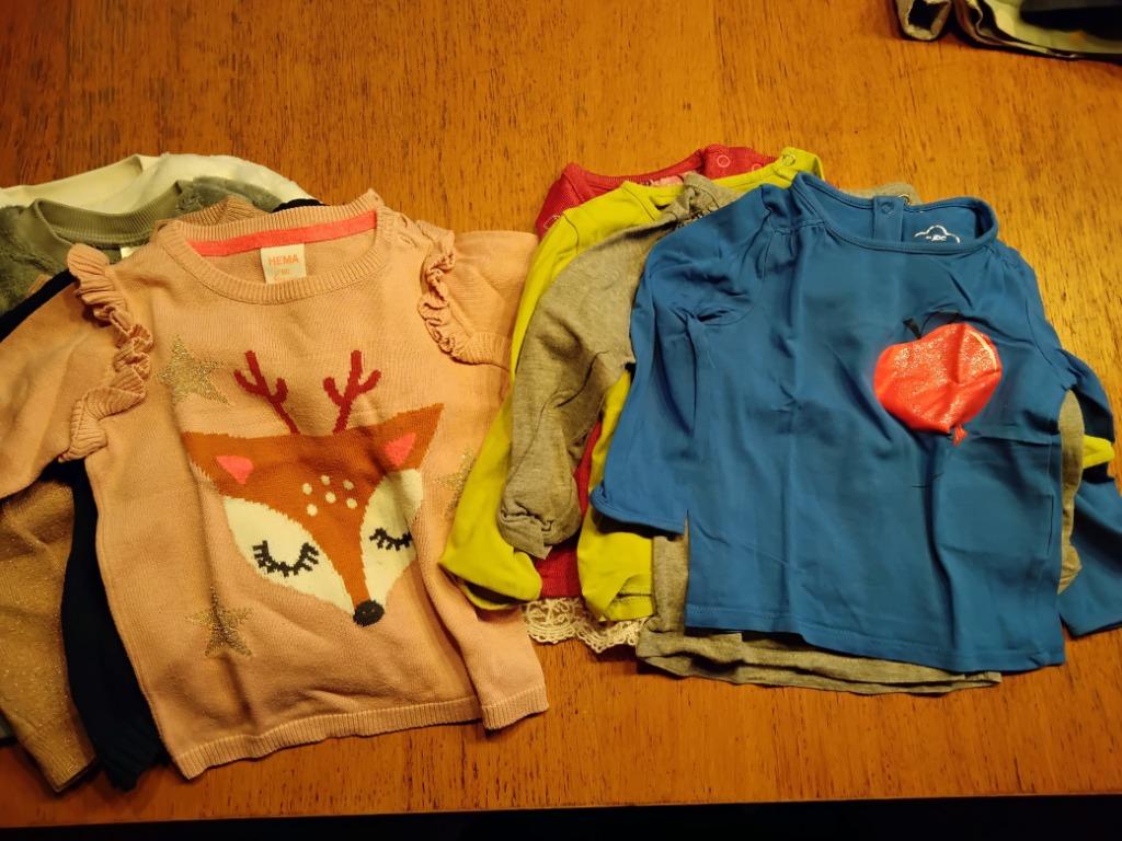 Groot pakket meisjes babykleding maten 74 en 80, Kinderen en Baby's, Babykleding | Baby-kledingpakketten, Gebruikt, Maat 74, Ophalen of Verzenden