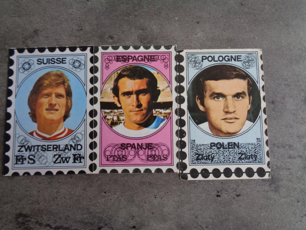 VANDERHOUT VOETBAL PRENTEN PLAATJES BEGIN JAREN 70, Verzamelen, Ophalen of Verzenden