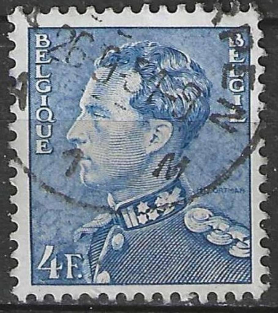 Belgique 1951/1952 - Yvert/OBP 847A - Léopold III (ST), Envoi, Affranchi, Oblitéré, Maison royale