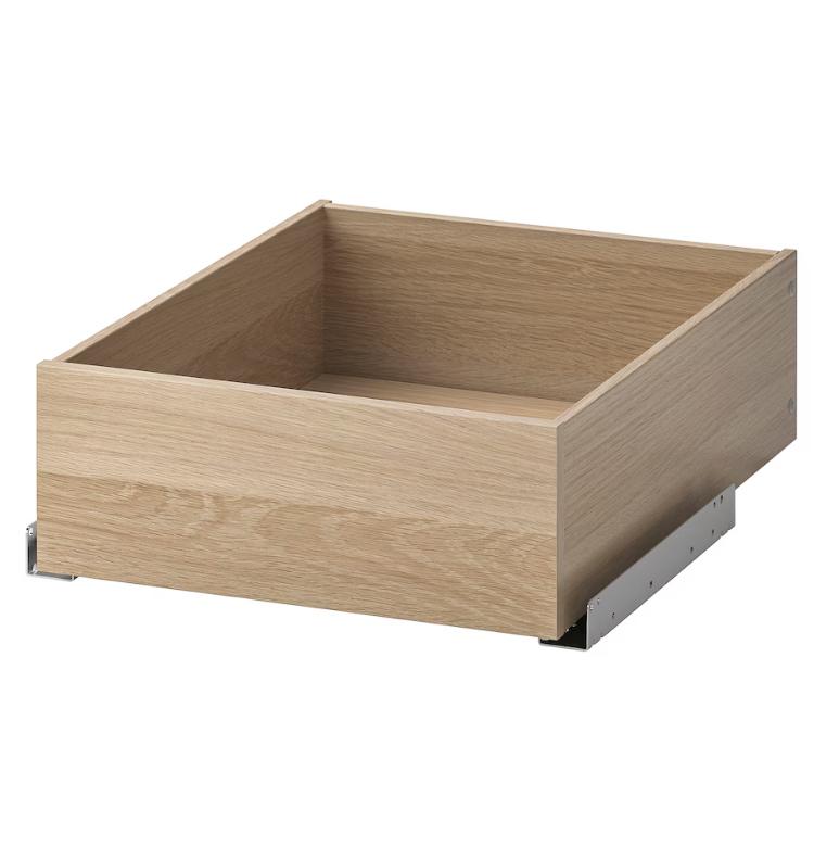 Tiroir Ikea Pax 50x58 cm en chêne émaillé, Enlèvement, Utilisé