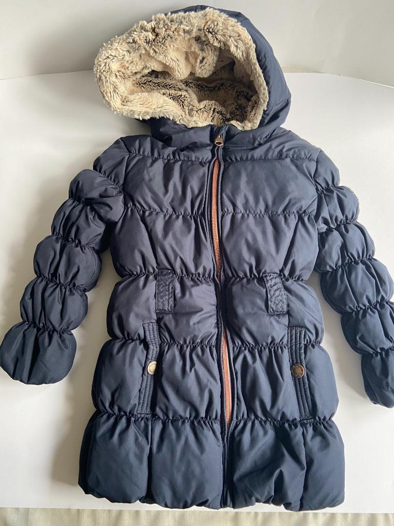 Jas donkerblauw. M: 98. Merk: C&A, Kleding | Dames, Jassen | Winter, C&A, Ophalen of Verzenden, Gedragen, Blauw