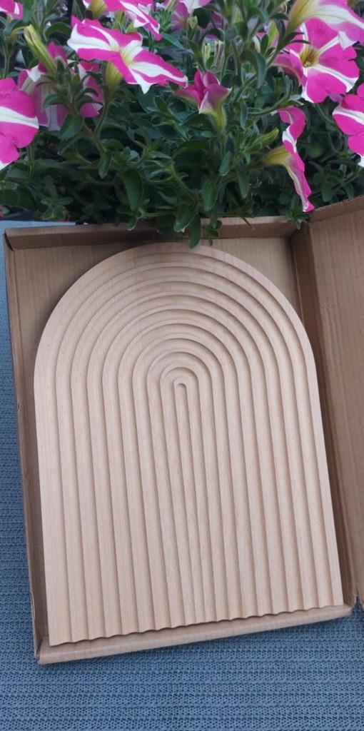 Decoratieve Houten Serveerplank – Regenboogvorm | NIEUW in, Ophalen, Nieuw, Overige vormen, Hout
