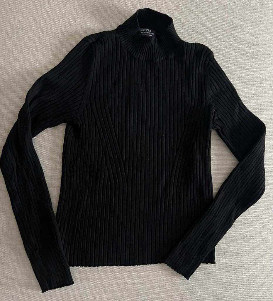 Pull Bershka taille M, Taille 38/40 (M), Enlèvement ou Envoi, Noir, Comme neuf