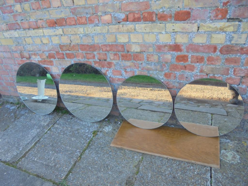 lot de miroirs ronds 4 pièces, Maison & Meubles, Accessoires pour la Maison | Miroirs, Comme neuf, 50 à 75 cm, Rond, Enlèvement