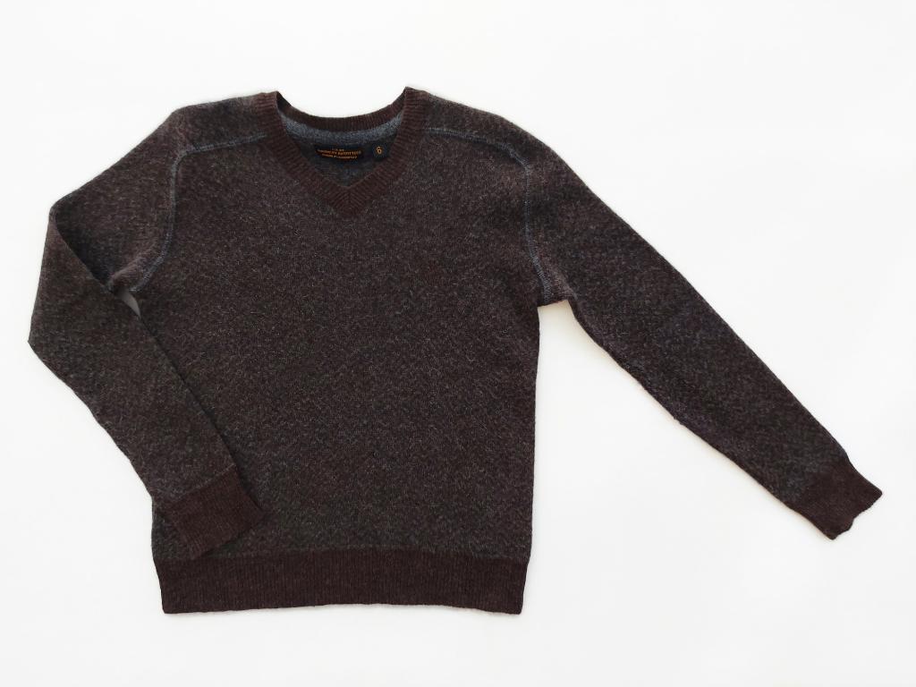 AO76 zachte donkerbruine trui 6 jaar / 116 *NIEUWSTAAT*, Trui of Vest, AO76 American Outfitters, Ophalen of Verzenden, Zo goed als nieuw