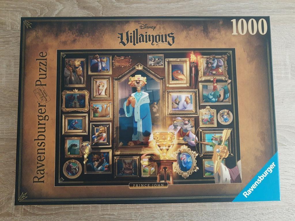 Disney Villainous King John Ravensburger Puzzel 1000 stukken, Hobby en Vrije tijd, Ophalen of Verzenden, 500 t/m 1500 stukjes
