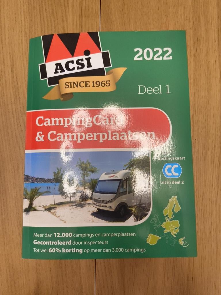 ACSI - CampingCard & Camperplaatsen 2022, ACSI, Europa, Ophalen of Verzenden, Zo goed als nieuw