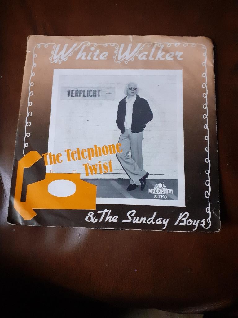 45T White Walker : The telephone twist (Belpop), Enlèvement ou Envoi