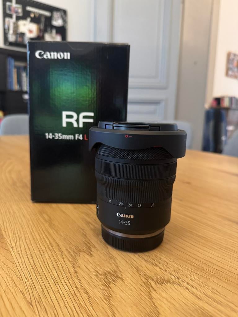 Canon RF 14-35mm F4 + filtre ND 2-5 stops Freewell, Audio, Tv en Foto, Foto | Lenzen en Objectieven, Zo goed als nieuw, Ophalen of Verzenden