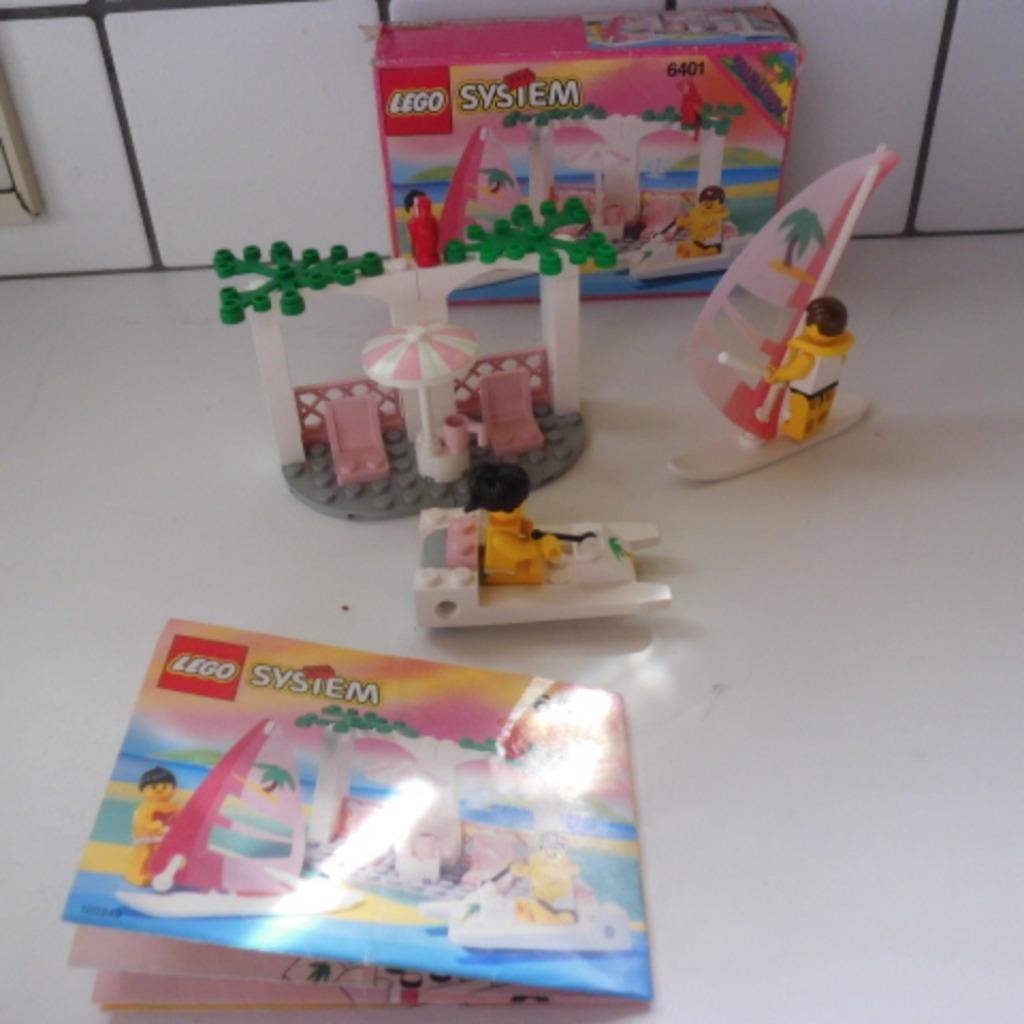 lego 6401 paradisa Seaside Cabana, Kinderen en Baby's, Speelgoed | Duplo en Lego, Ophalen of Verzenden, Gebruikt, Complete set