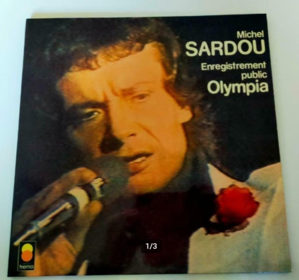 Vinyle LP Michel Sardou Olympia, chanson pop française, lang, Enlèvement ou Envoi, 12 pouces