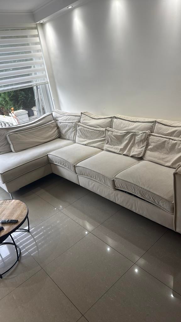 Faiteuil en coin, Maison & Meubles, Canapés | Coins salons complets, Enlèvement, Utilisé