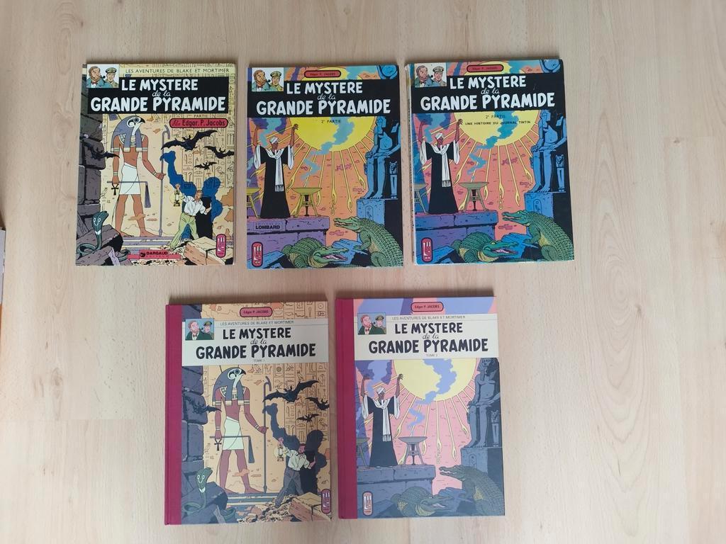 Blake et Mortimer Le mystère de la grande pyramide 1 et 2, Série complète ou Série, Enlèvement ou Envoi, Utilisé