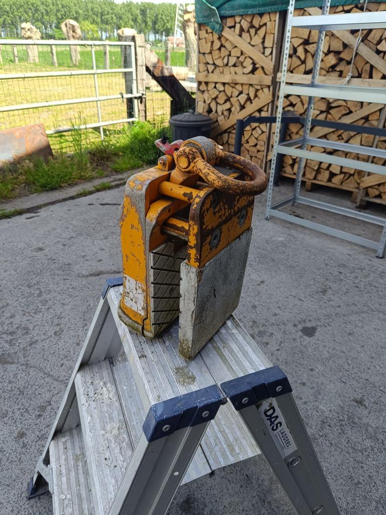 Heftang, voor natuursteen platen, Doe-het-zelf en Bouw, Ophalen, Gebruikt