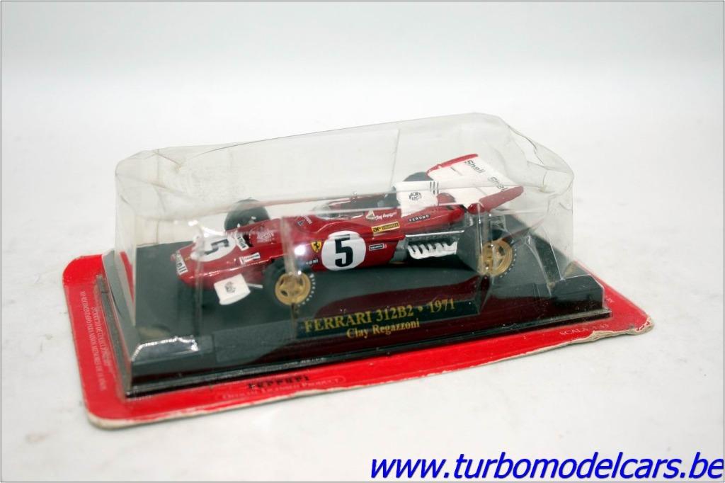 Ferrari 312 B2 1971 Clay Regazzoni 1/43 blister, Hobby en Vrije tijd, Modelauto's | 1:43, Nieuw, Auto, Overige merken, Verzenden