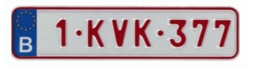 Kentekenplaat 17x4cm, ., Nieuw, Ophalen of Verzenden, .