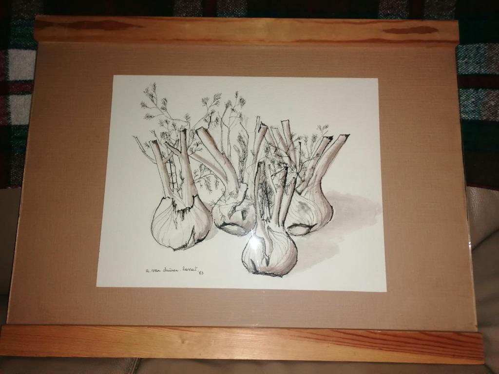 Annie van Duuren - Barrat 1983 schilderij Koksijde Baaldje, Enlèvement