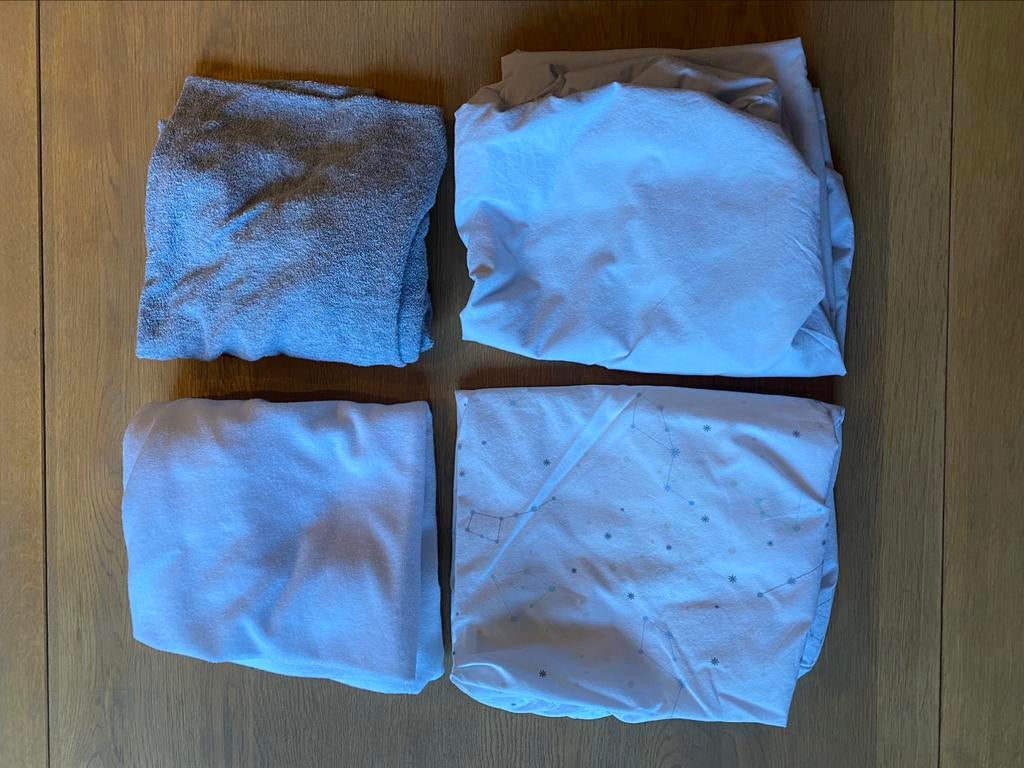 4 hoezen voor matras cosleeper Chicco, Ophalen of Verzenden, Zo goed als nieuw, Overige typen