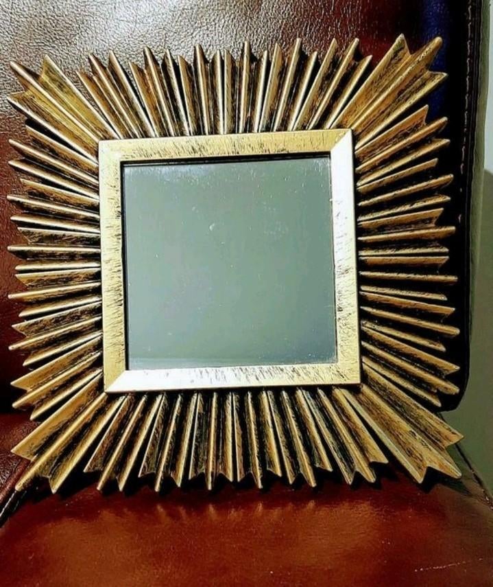 Miroir doré 2,5 cm en polyester, Maison & Meubles, Accessoires pour la Maison | Miroirs, Enlèvement ou Envoi, Comme neuf