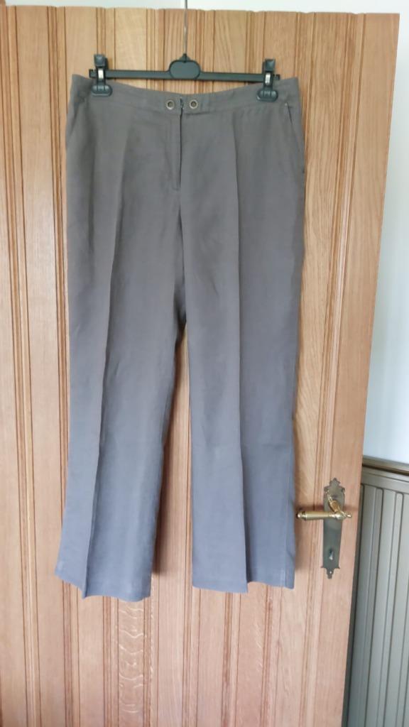 Donkerbeige broek Gérard Darel maat 42, Enlèvement ou Envoi, Taille 42/44 (L)