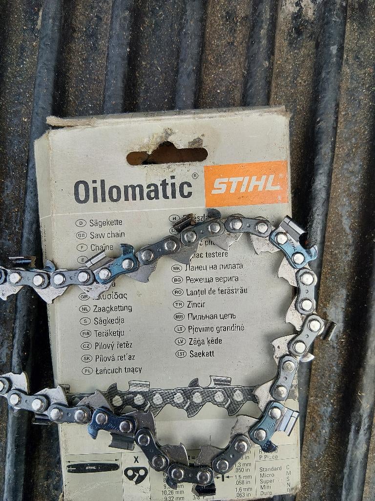 Chaîne tronçonneuse Stihl, Jardin & Terrasse, Outils à main, Enlèvement, Neuf, Autres types, Stihl