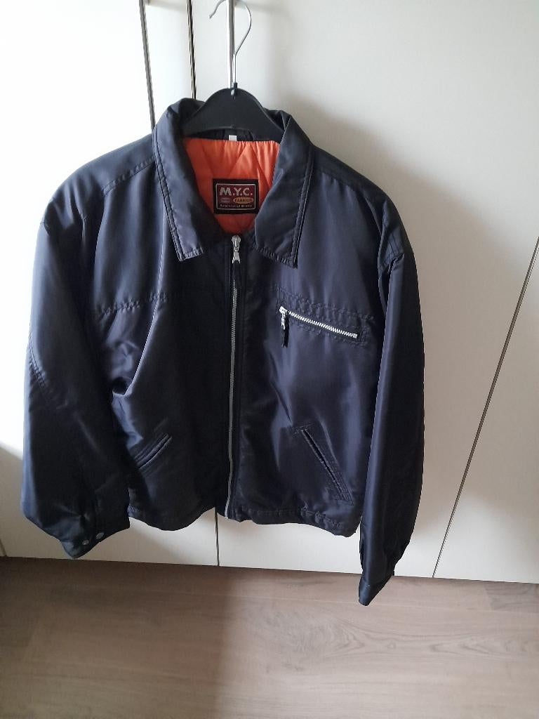 Heren bomber jack, Kleding | Heren, Jassen | Winter, Ophalen of Verzenden, Gedragen, Maat 48/50 (M), Zwart