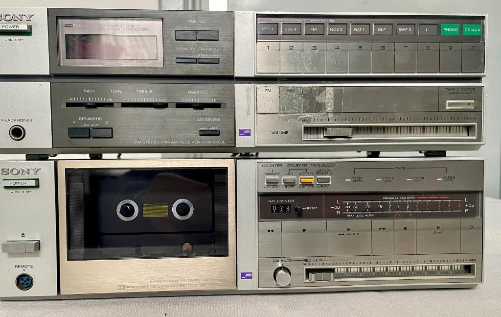 Sony TC-YX50+STR-YX50L, TV, Hi-fi & Vidéo, Utilisé, Stéréo, Moins de 60 watts, Sony