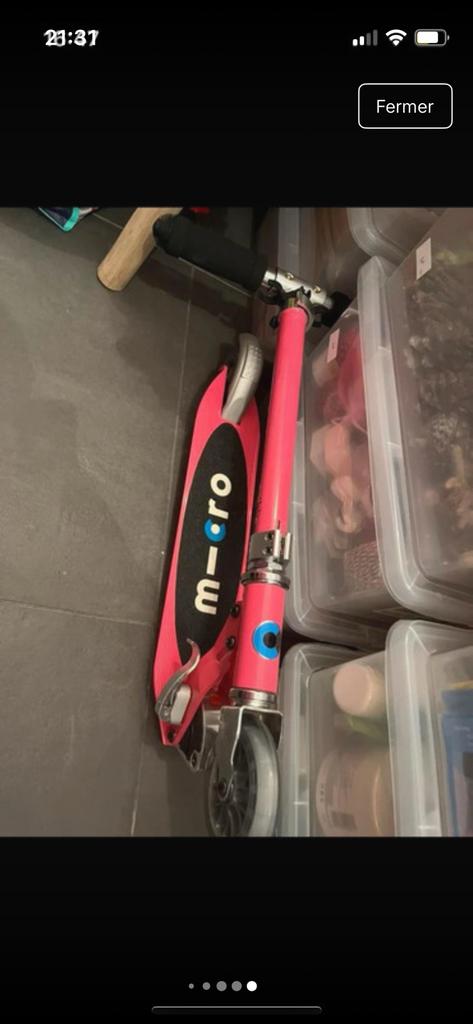 Trotinette neuve adulte rose, Vélos & Vélomoteurs, Trottinettes, Enlèvement ou Envoi, Neuf